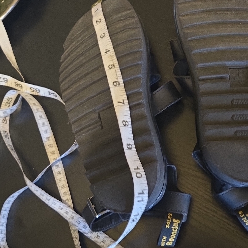 Dr. Martens Black Leather Strap Sandals - Picture 15 of 15